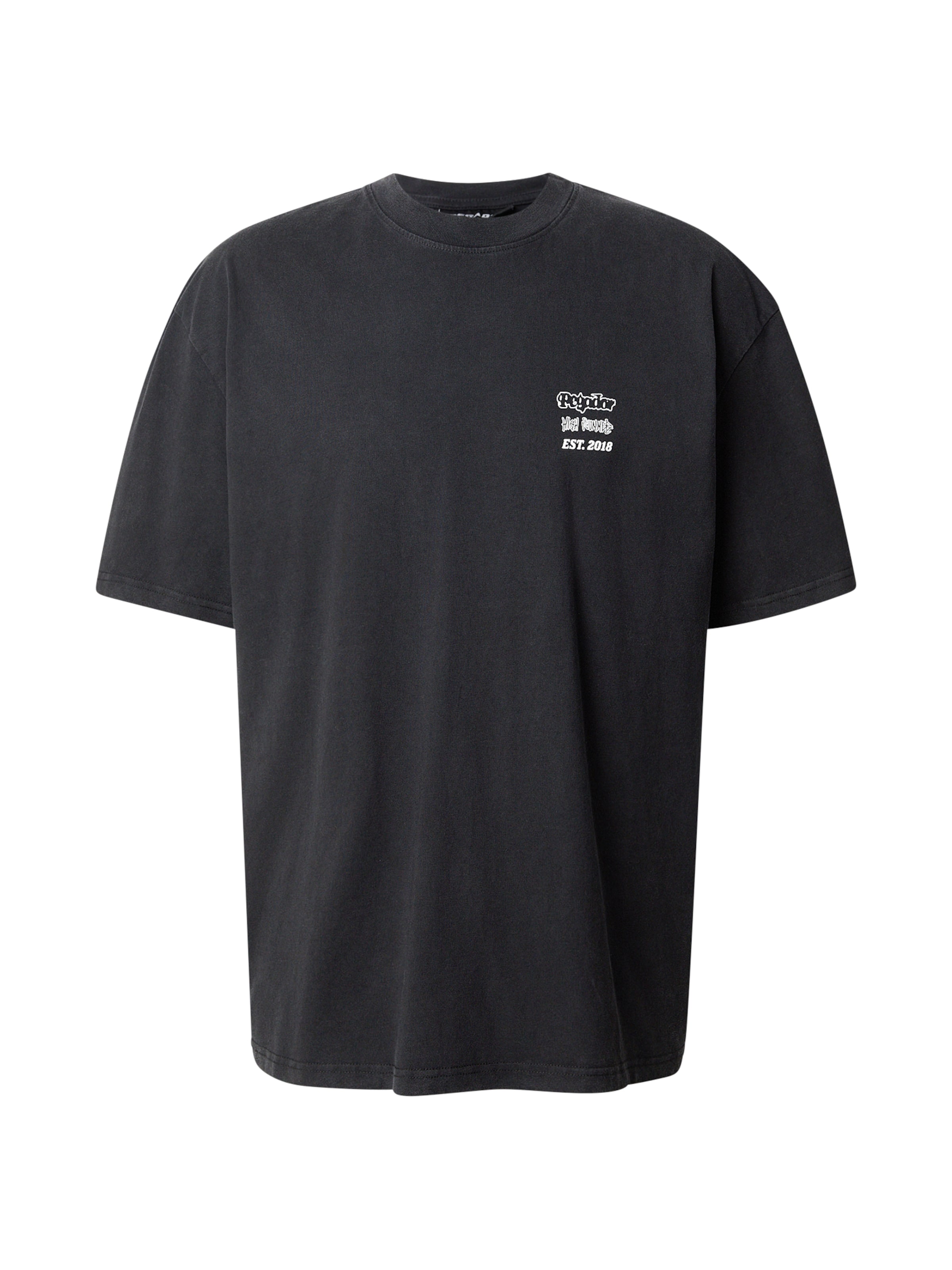 Pegador T-shirt 'Denaud' i svart: framsida