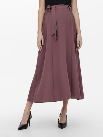 Only Maternity Skirt in Purple: front