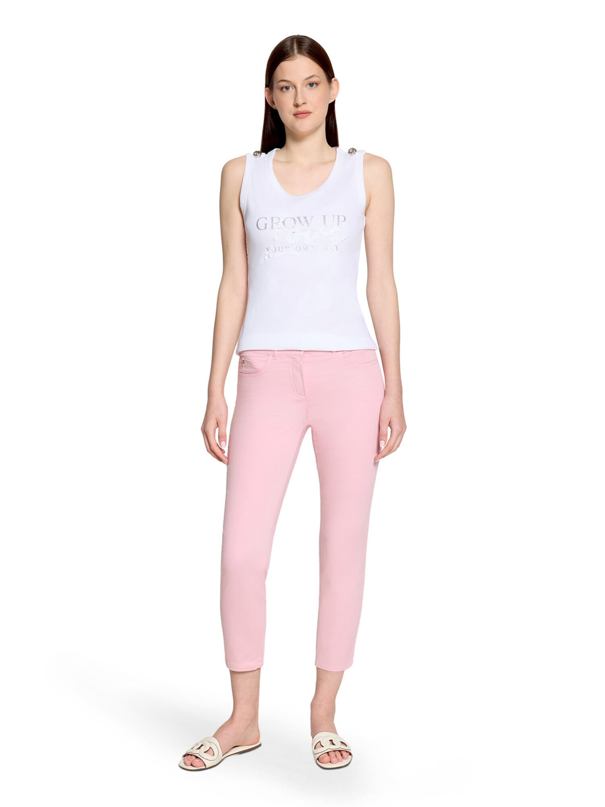 Loosefit Jean Betty Barclay en rose