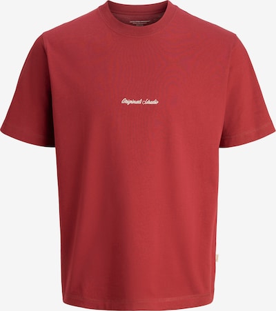 JACK & JONES Majica 'JORNorrebro' u bordo / bijela, Pregled proizvoda
