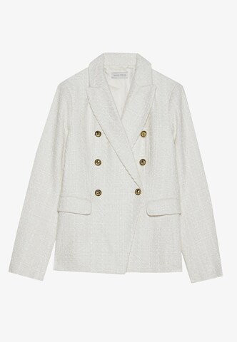 Anna Field Blazer in White: front