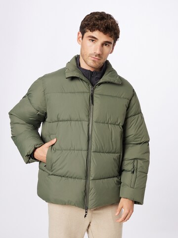 Veste mi-saison 'LONNO' minimum en vert : devant