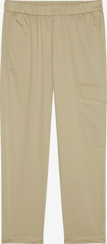 Marc O'Polo Tapered Cargobukser i beige: forside