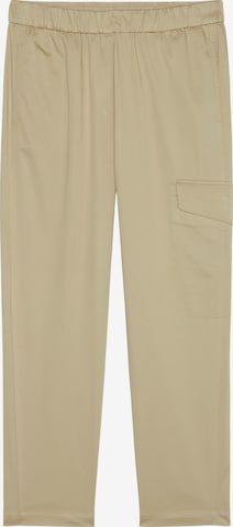 Tapered Pantaloni cargo di Marc O'Polo in beige: frontale