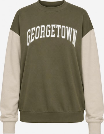 Worldclassca Sweatshirt 'Damen Sweatshirt "Georgetown"' in Grün: Vorderseite