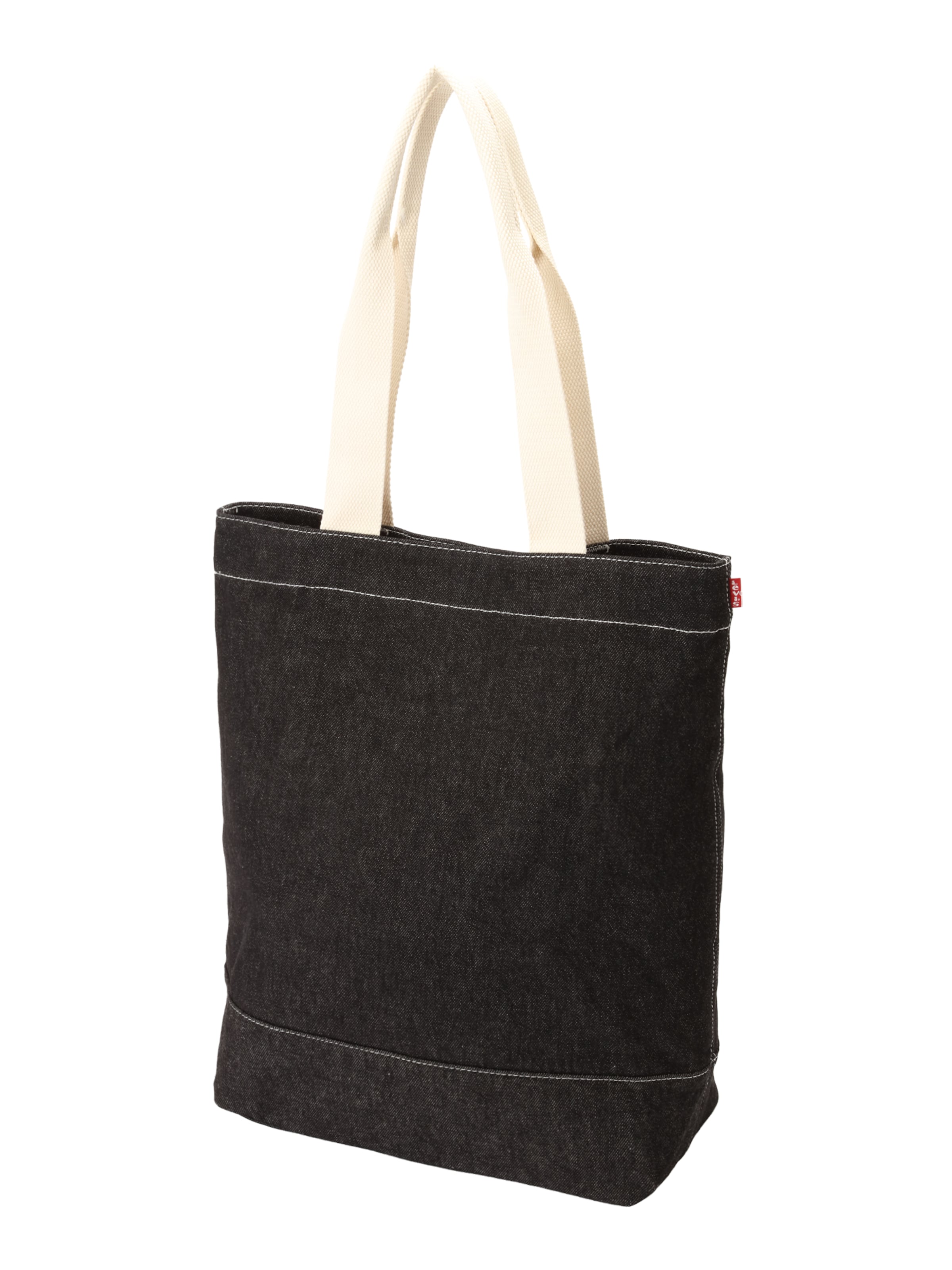 LEVI'S ® Чанта тип "Shopper" в черно: отстрани