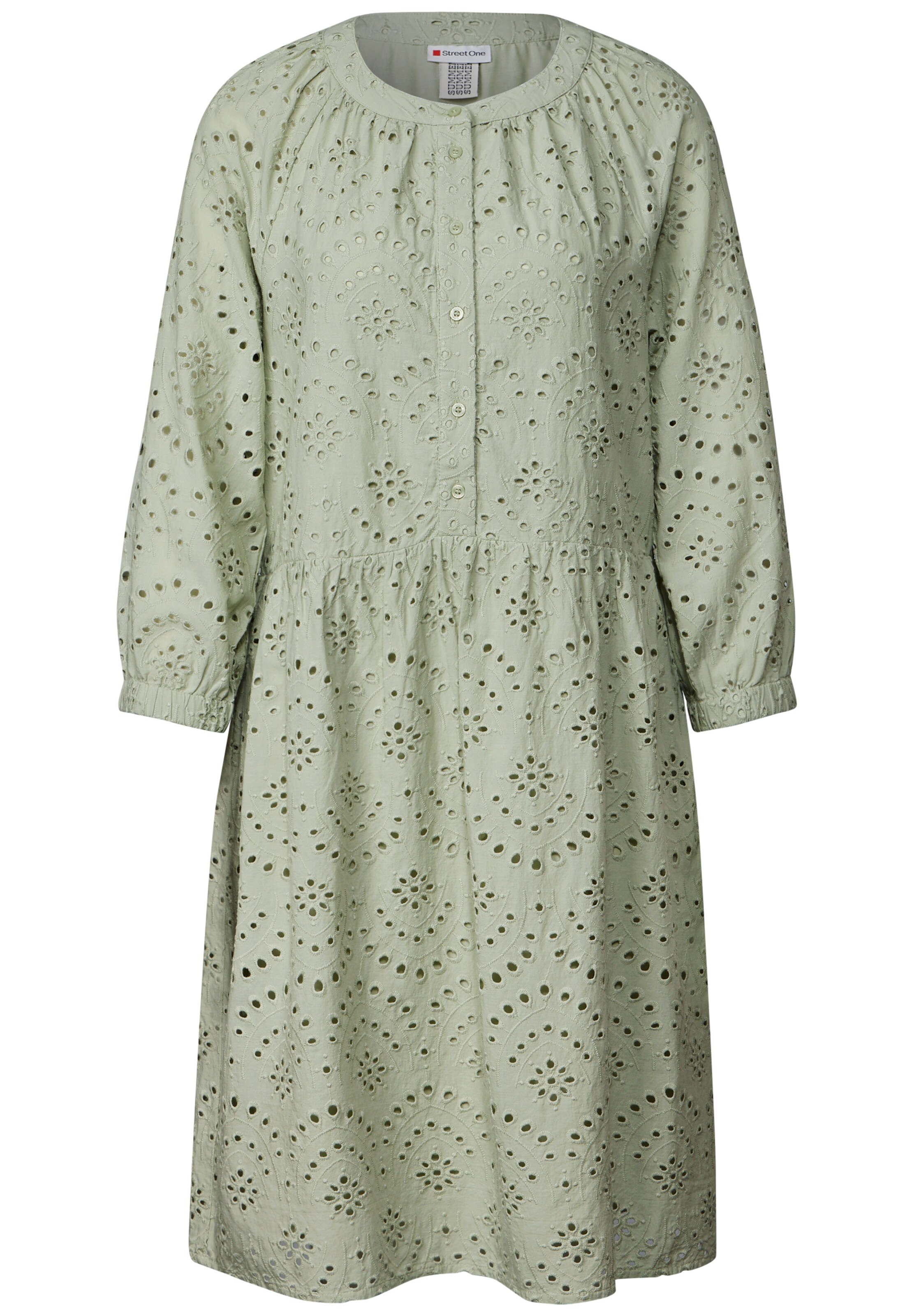 STREET ONE Kleid in Grün: Vorderseite