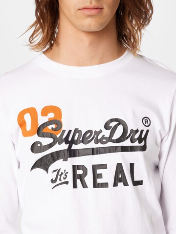 T-Shirt 'American Classic' Superdry en blanc