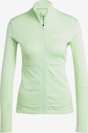 ADIDAS TERREX Athletic Fleece Jacket in Light green, Item view