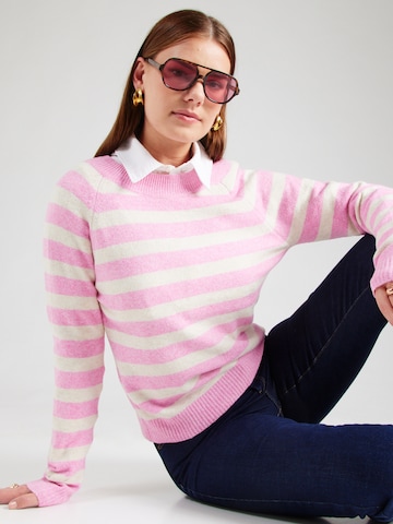 VERO MODA Sweater 'VMDoffy' in Pink: front