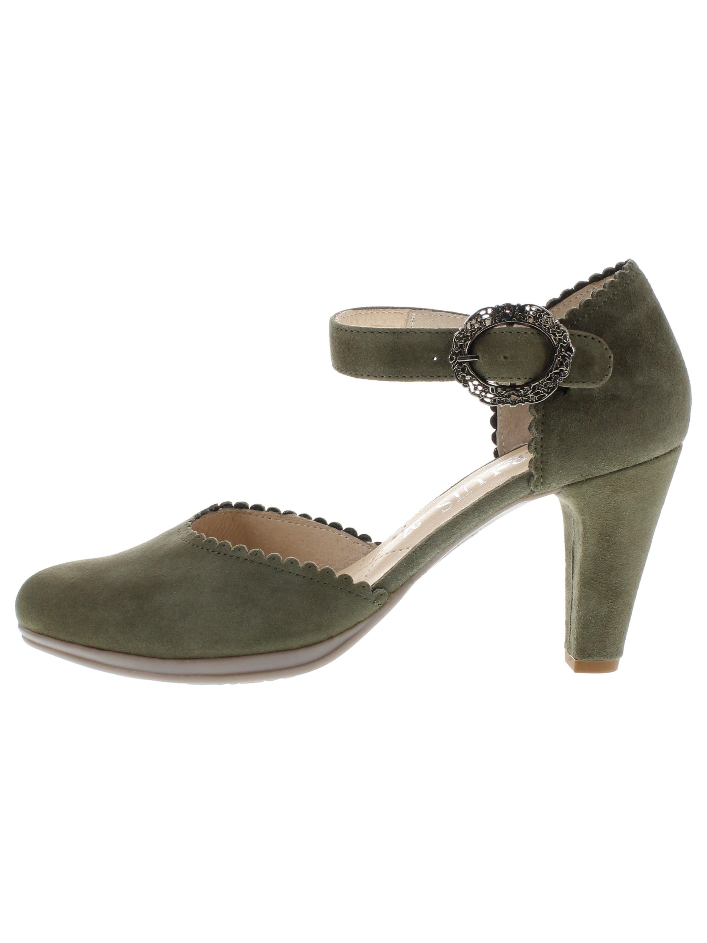 XAVER LUIS Schuhmanufaktur Pumps 'Sofine'‌‌‌‌‌‌ in Grün: Vorderseite