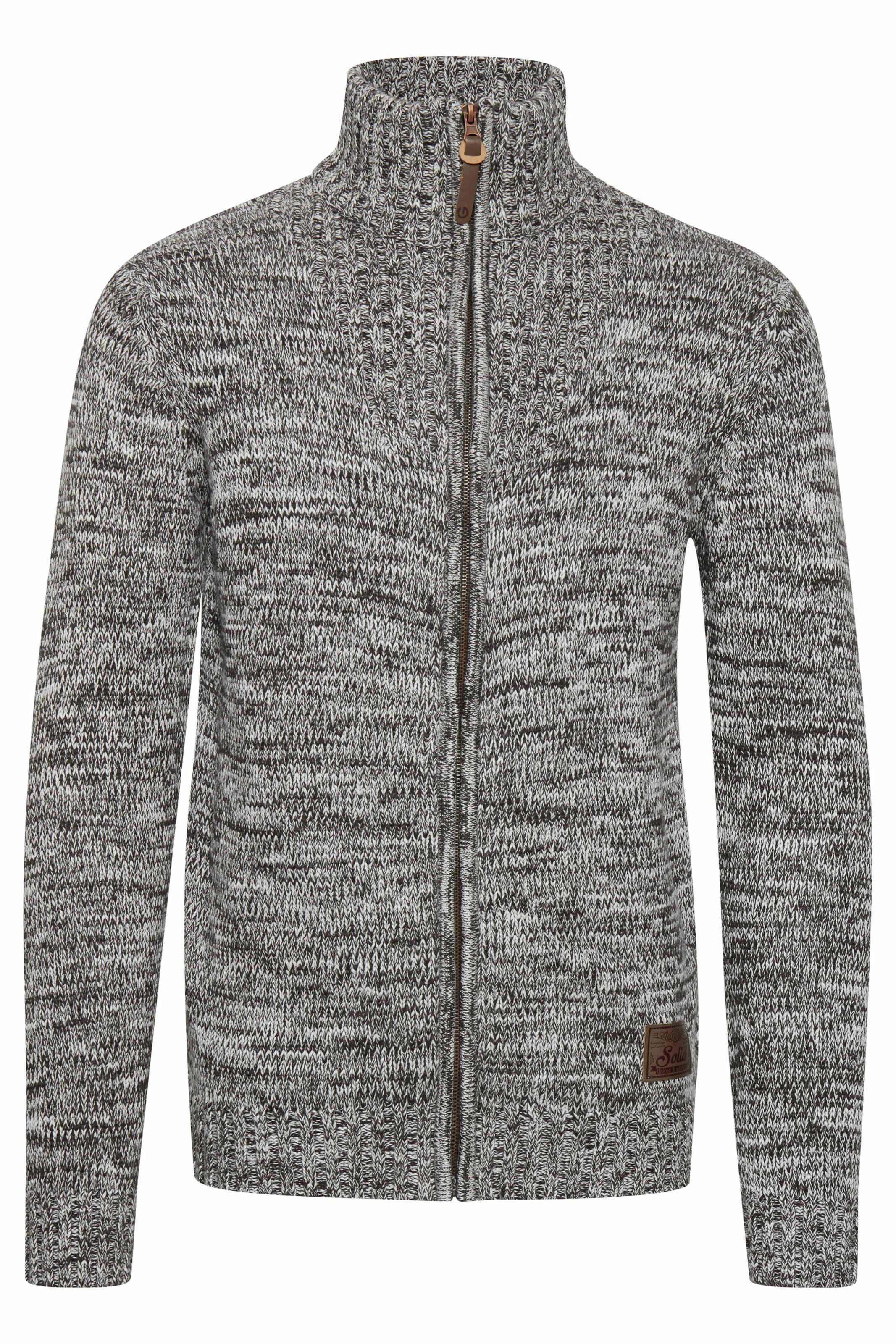 !Solid - Cárdigan 'Pomeroy' en gris: frente