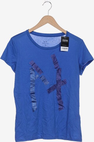 ARMANI EXCHANGE T-Shirt XL in Blau: predná strana
