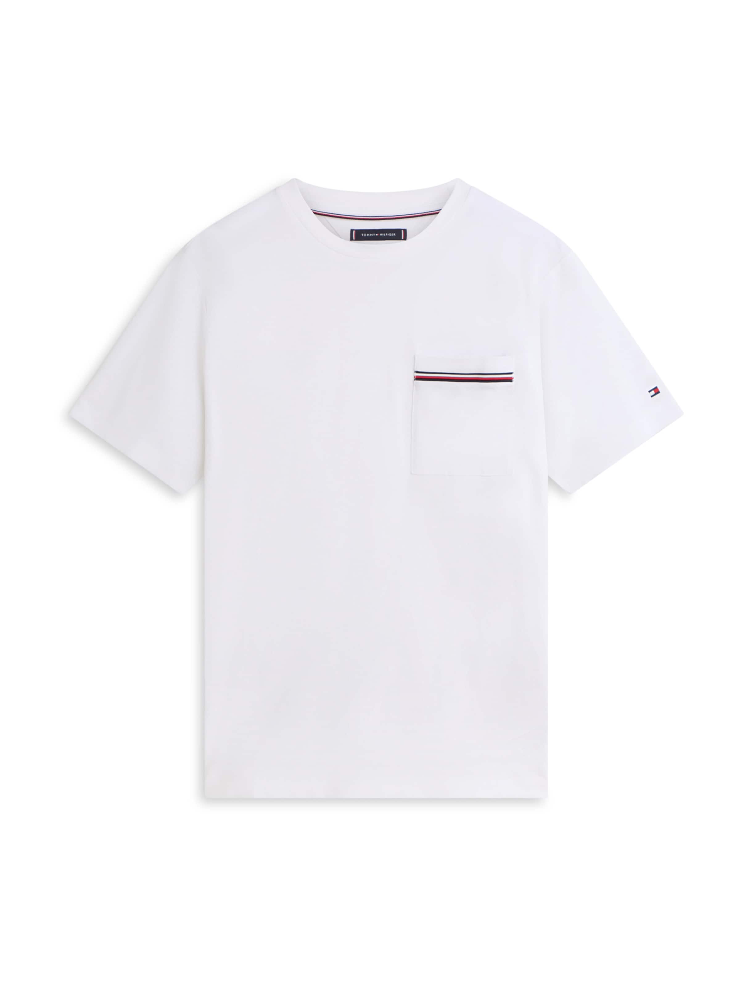 Tricou de la TOMMY HILFIGER pe alb: față