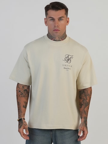 SikSilk Shirt in Beige: front