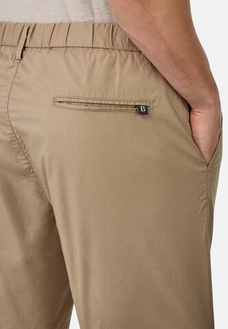 Regular Pantalon à plis Boggi Milano en gris