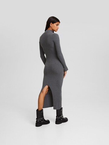 Bershka Knitted dress in Grey