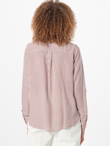 VERO MODA Blouse 'Bumpy' in Brown