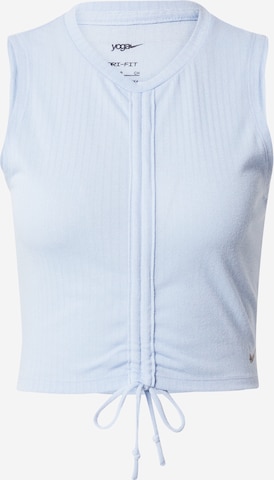 NIKE Sporttop in Blauw: voorkant