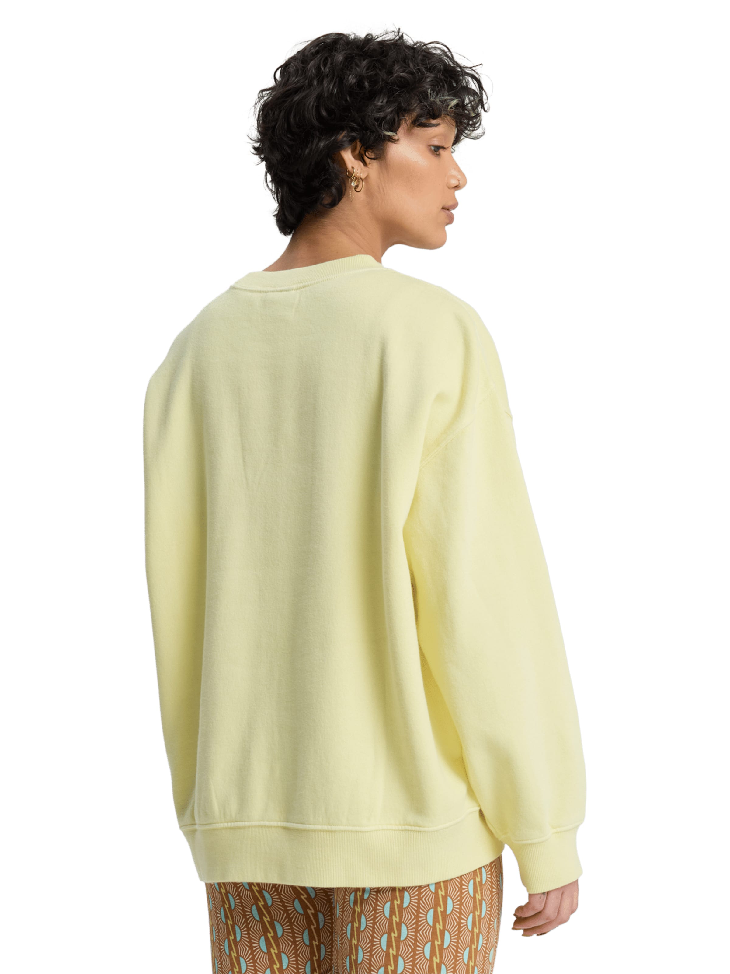 QUIKSILVER Sweatshirt in Yellow