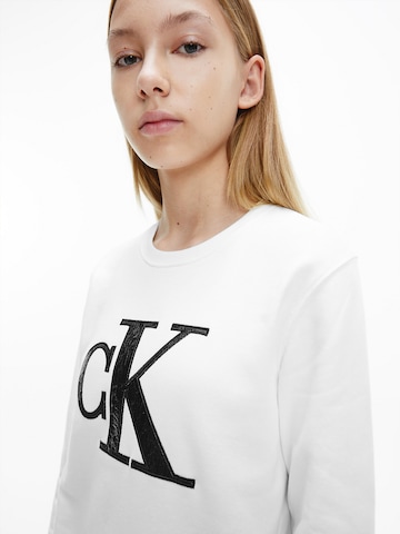 Calvin Klein Jeans Sweatshirt in Wit