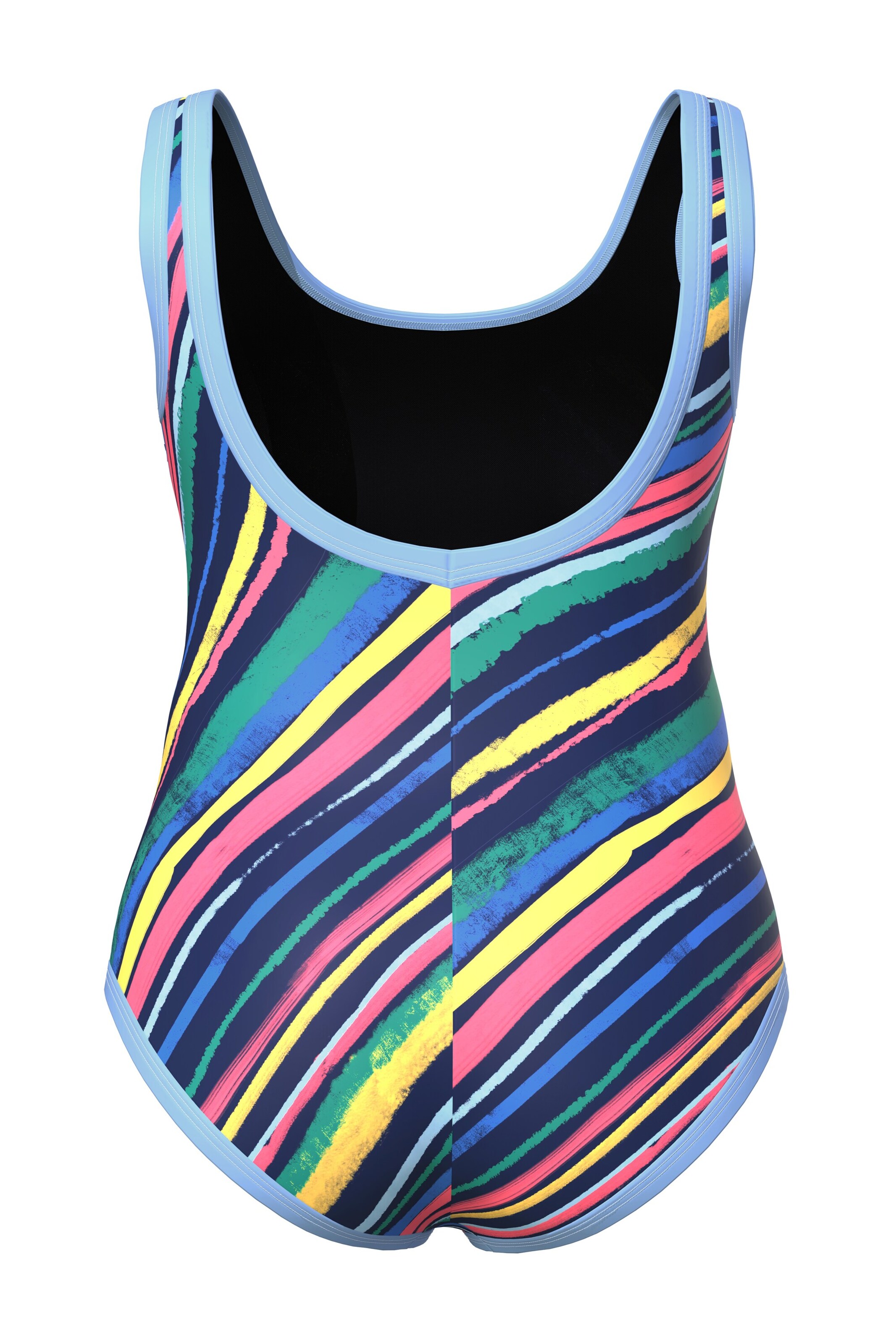 Ulla Popken Badeanzug in Blau