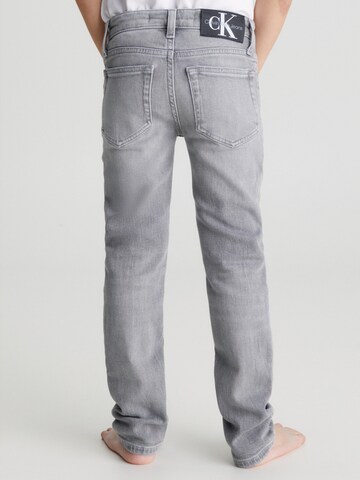 Calvin Klein Jeans Slimfit Jeans in Grijs