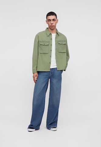 LEVI'S ® Regular Fit Paita 'WALLER' värissä vihreä