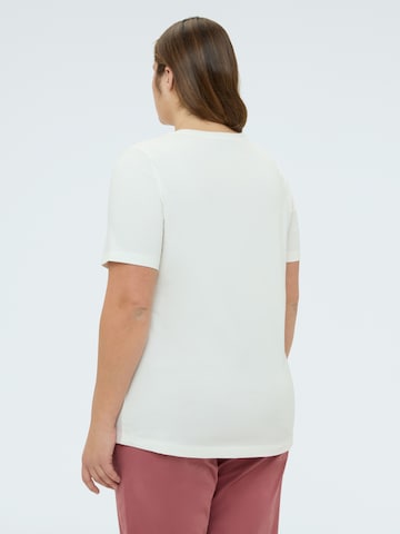 T-shirt Fiorella Rubino en blanc