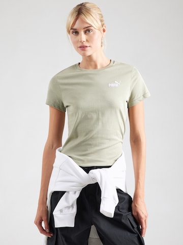 T-shirt fonctionnel 'ESS Small No. 1' PUMA en vert : devant