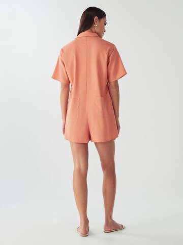 St MRLO Jumpsuit 'Amalfi' in Oranje: terug