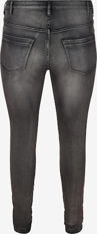 Zizzi Skinny Fit Дънки 'Amy' в сиво