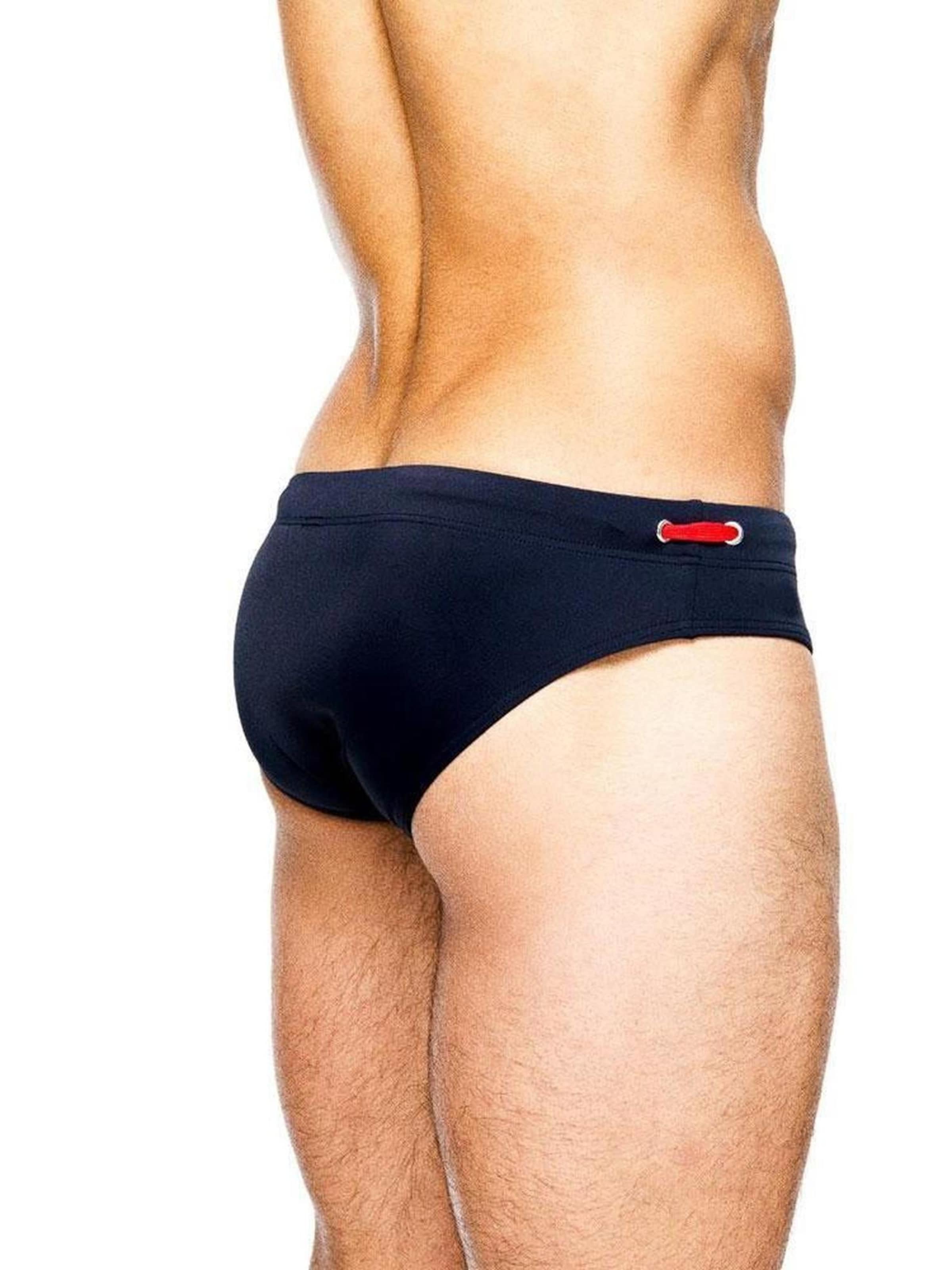 BIMONI Athletic Swim Trunks 'Badeslip' in Blue