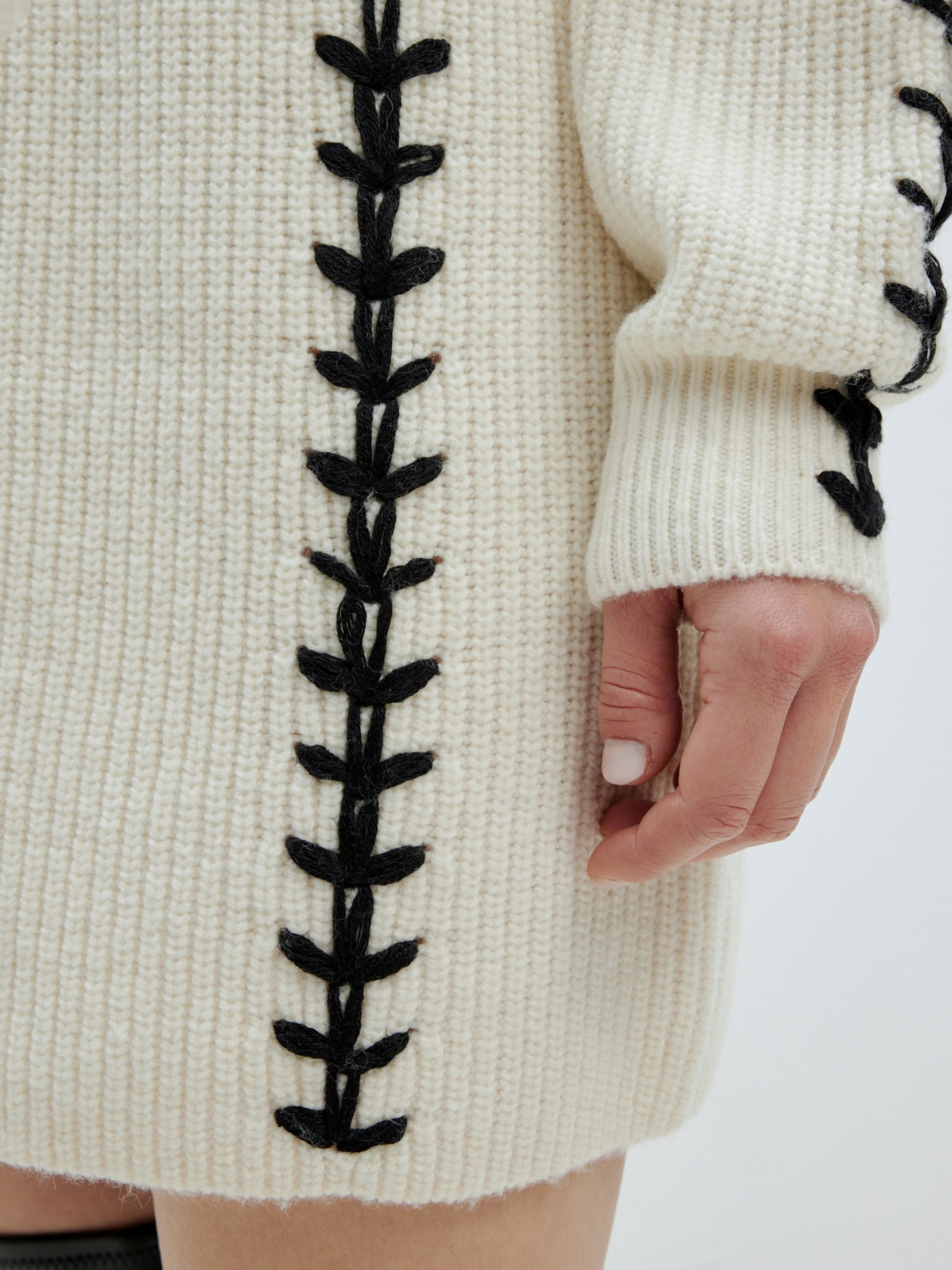 EDITED Produits Robes en maille 'Eske' beige