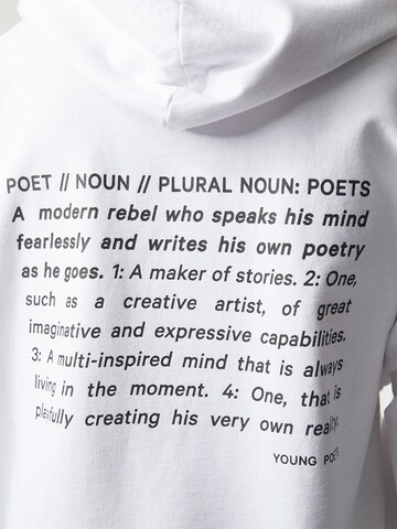 Sweat-shirt 'Danis' Young Poets en blanc