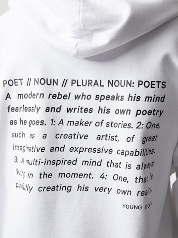 Young Poets Sweatshirt 'Danis' in White