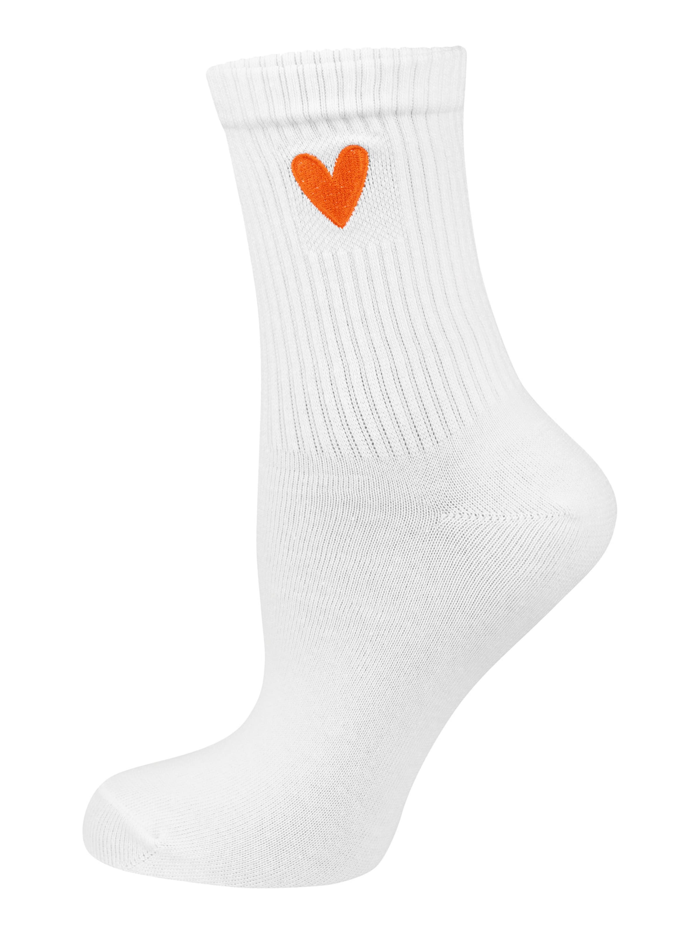 Nur Die Basicsocken ' Good Vibes ' in Weiß