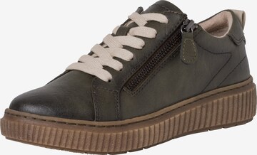 JANA Sneakers laag in Groen: voorkant