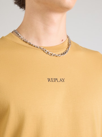 REPLAY Тениска в жълто