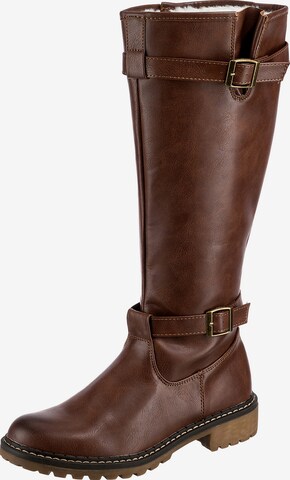 Freyling Boots in Brown: front