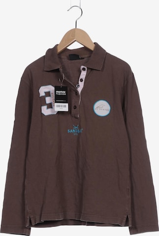 SANSIBAR Top & Shirt in L in Brown: front