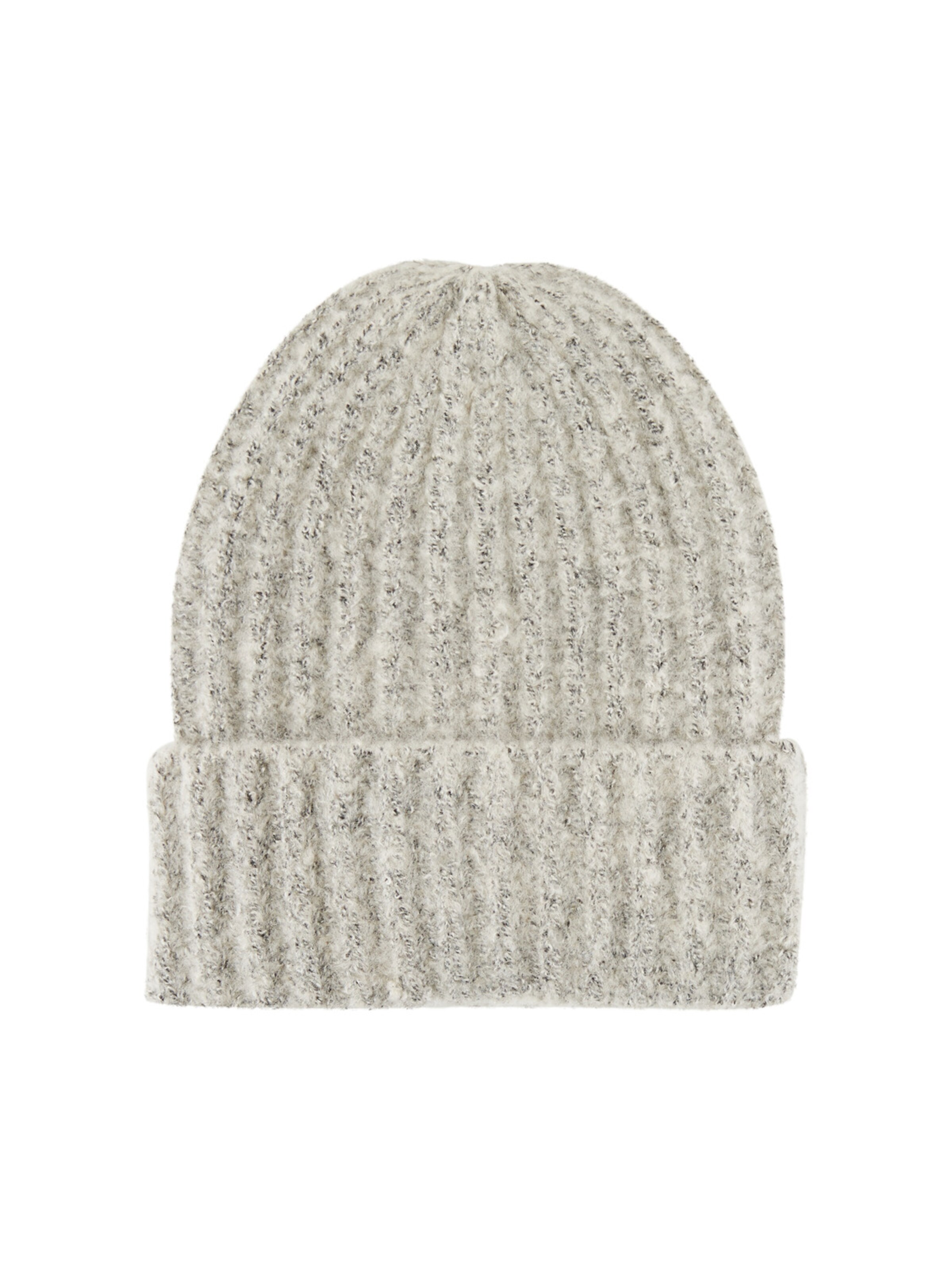 PIECES Beanie 'Pyron' in Grey: front
