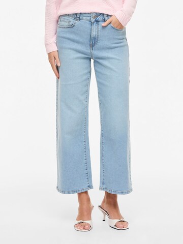 VILA Wide leg Jeans 'VIEmma' in Blauw: voorkant