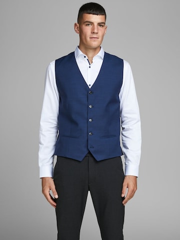 JACK & JONES Suit Vest in Blue: front