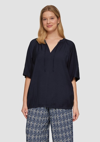 s.Oliver Blouse in Blauw: voorkant