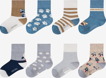 camano Socken in Blau: Vorderseite