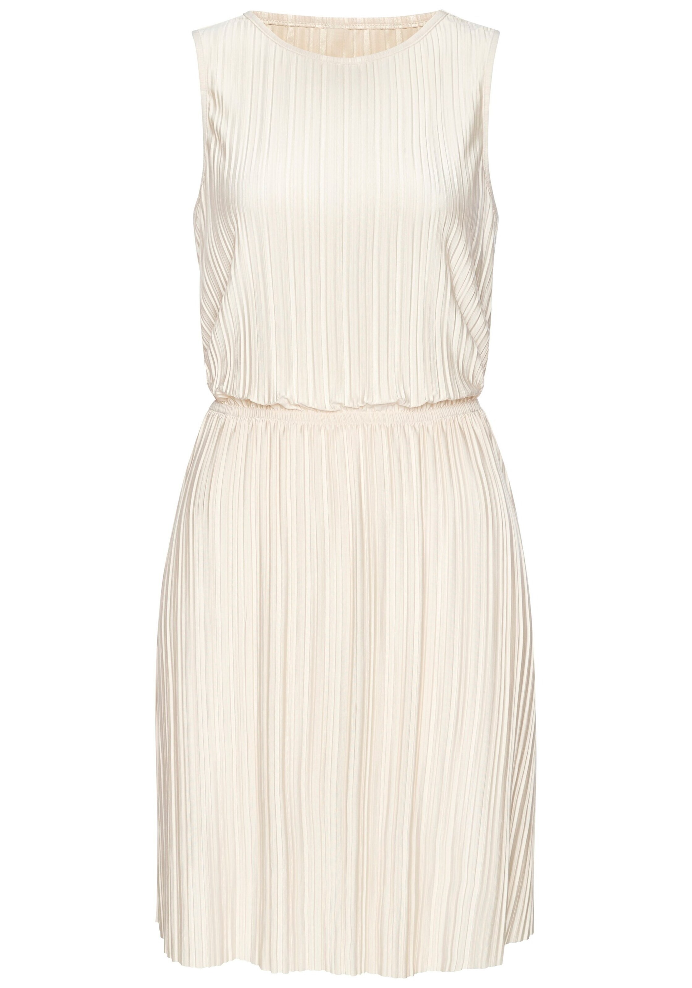LASCANA Dress in Beige: front