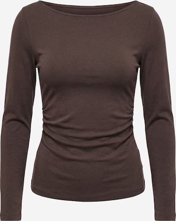 Tricou 'Arlene' de la studioselect pe maro: față