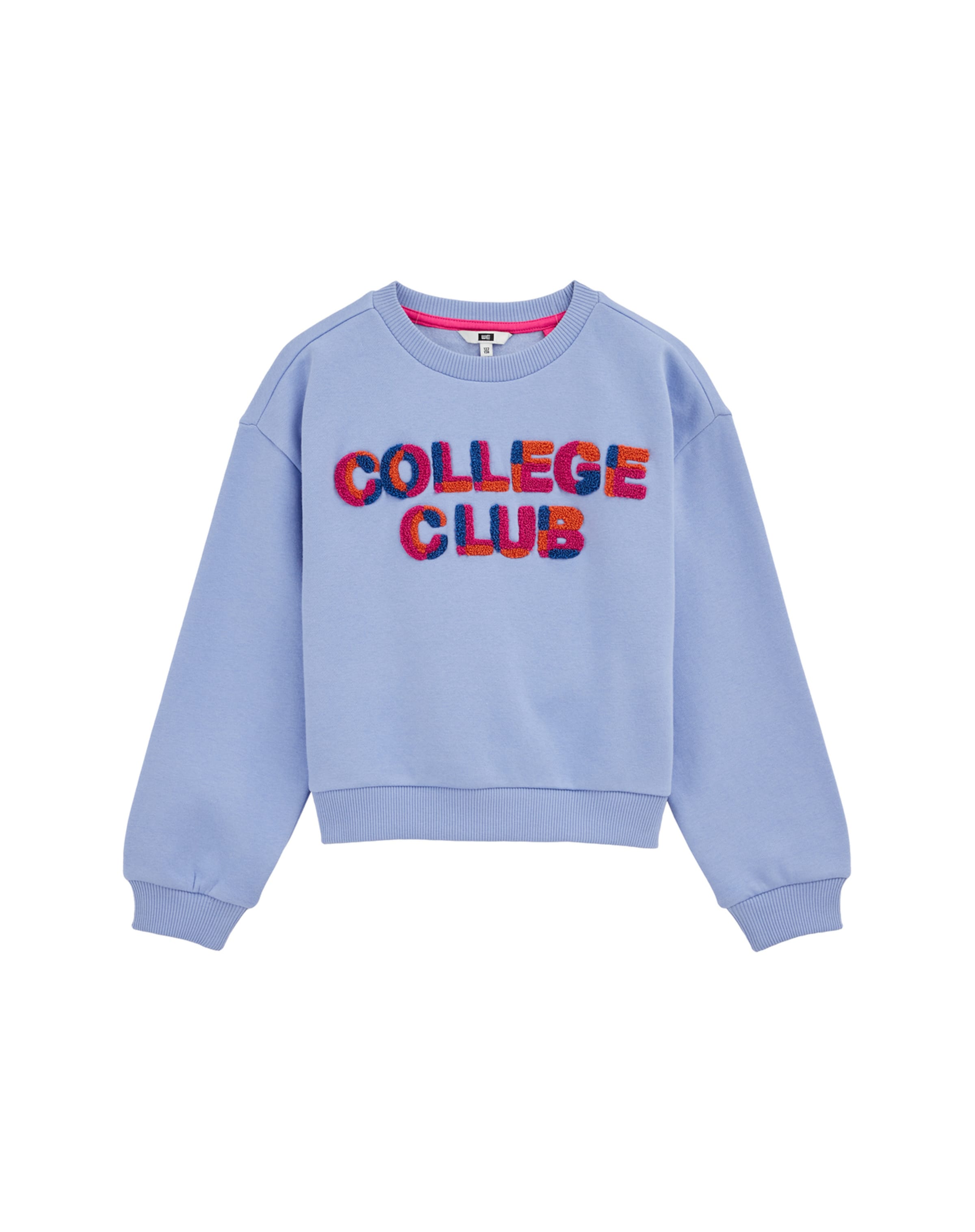 WE Fashion Sweatshirt in Blue: front