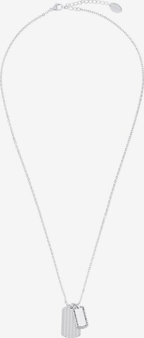 s.Oliver Necklace in Grey: front